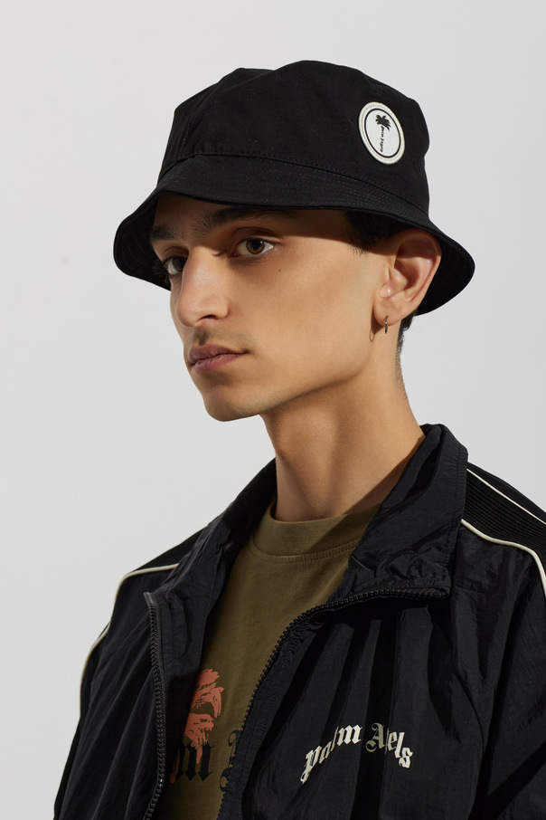 Palm Angels Bucket Hat mit Logo-Patch