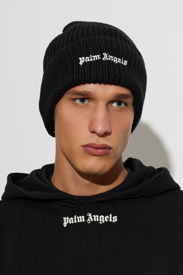 Palm Angels Baumwollmütze mit gesticktem Logo