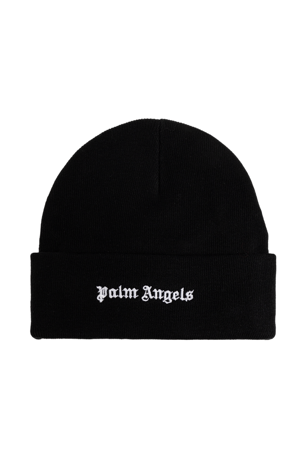 Cotton beanie with embroidered logo od Palm Angels
