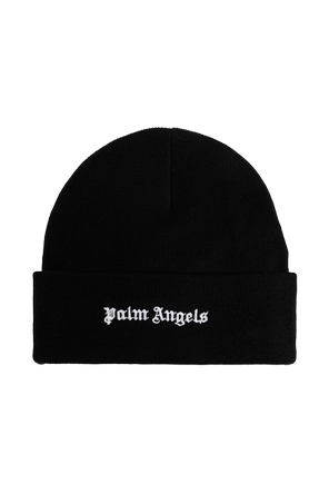 Cotton beanie with embroidered logo