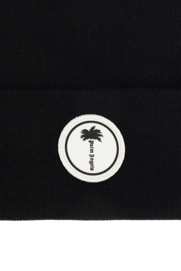 Palm Angels Logo patch beanie