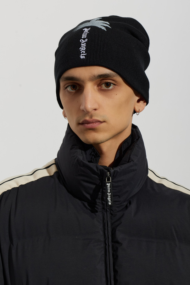 Palm Angels Mütze mit gesticktem Logo