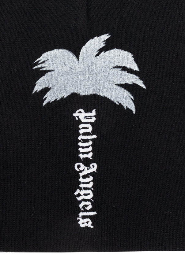 Palm Angels Mütze mit gesticktem Logo