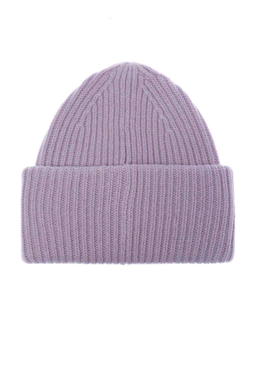 acne studios beanie purple