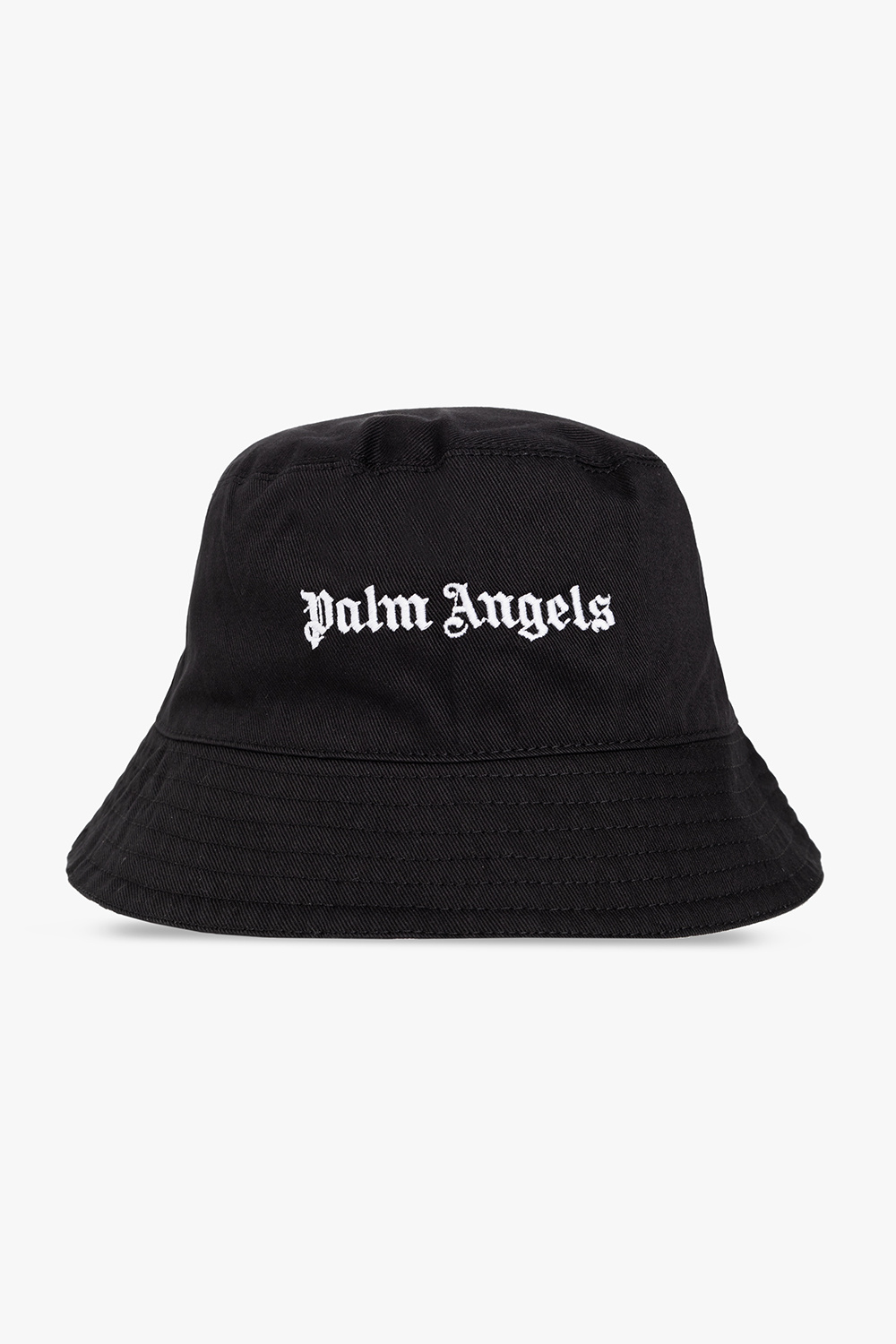 Palm Angels Kids Bucket clothing hat with logo