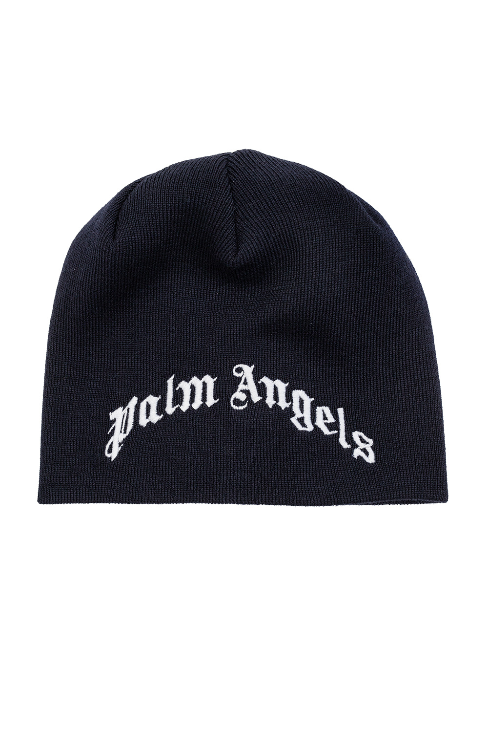 logo knitted hat Appliquéd hat