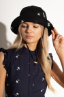 Erdem BLACK Floral bucket hat
