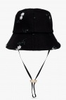 Erdem BLACK Floral bucket hat