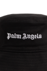 Palm Angels Kids Bucket hat with logo