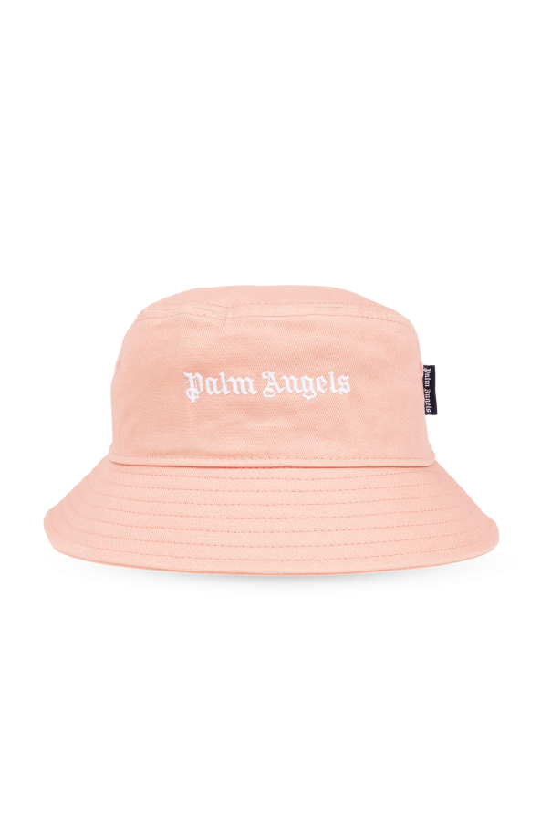 Palm Angels Kids Bucket baskets hat with logo