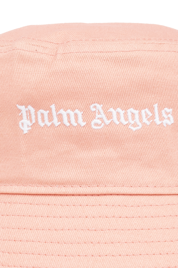 Palm Angels Kids Bucket baskets hat with logo