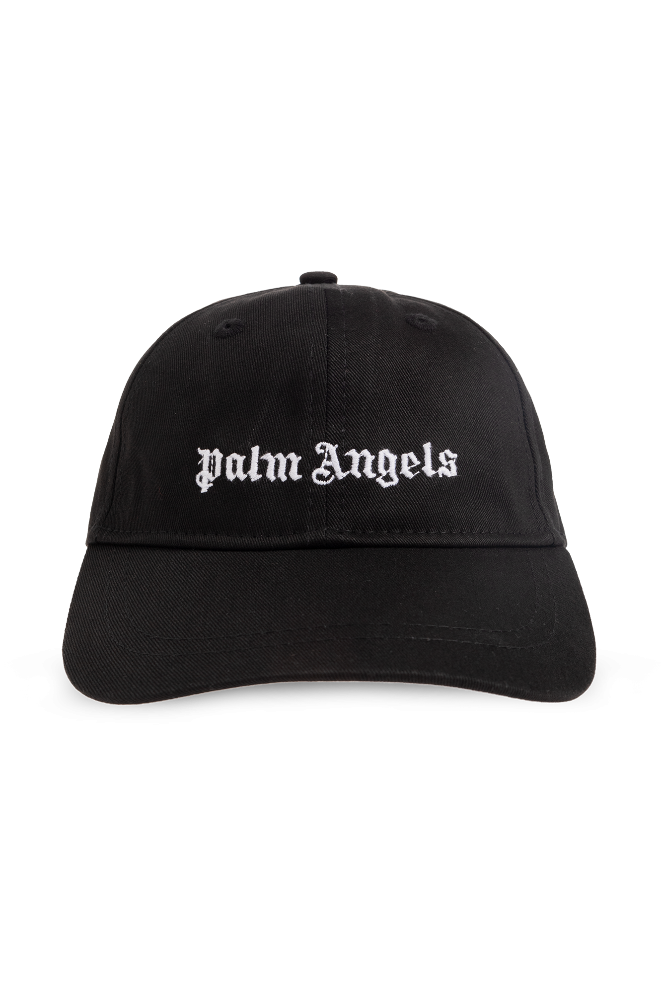 Palm Angels Kids Cap Baseball Unisex Pink Cotton Cap With Smile Patch