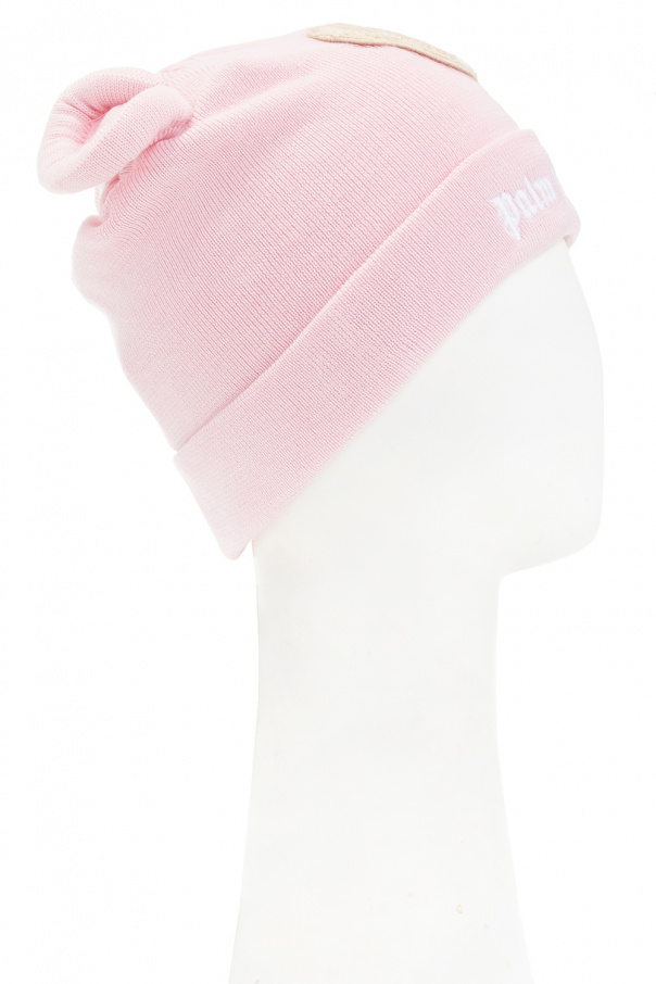 Palm Angels Kids Wool hat with appliqué