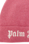 Palm Angels Kids Beanie with logo