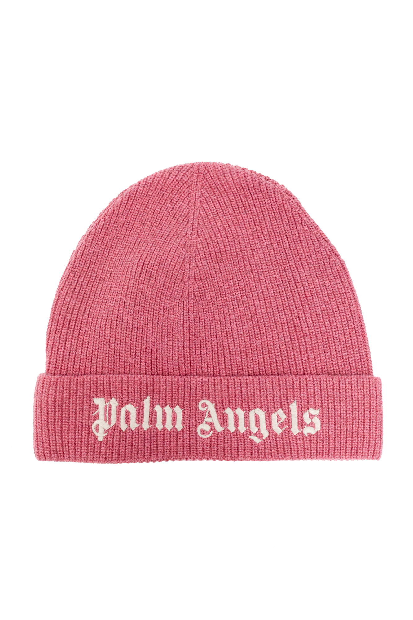 Palm Angels Kids Beanie with logo