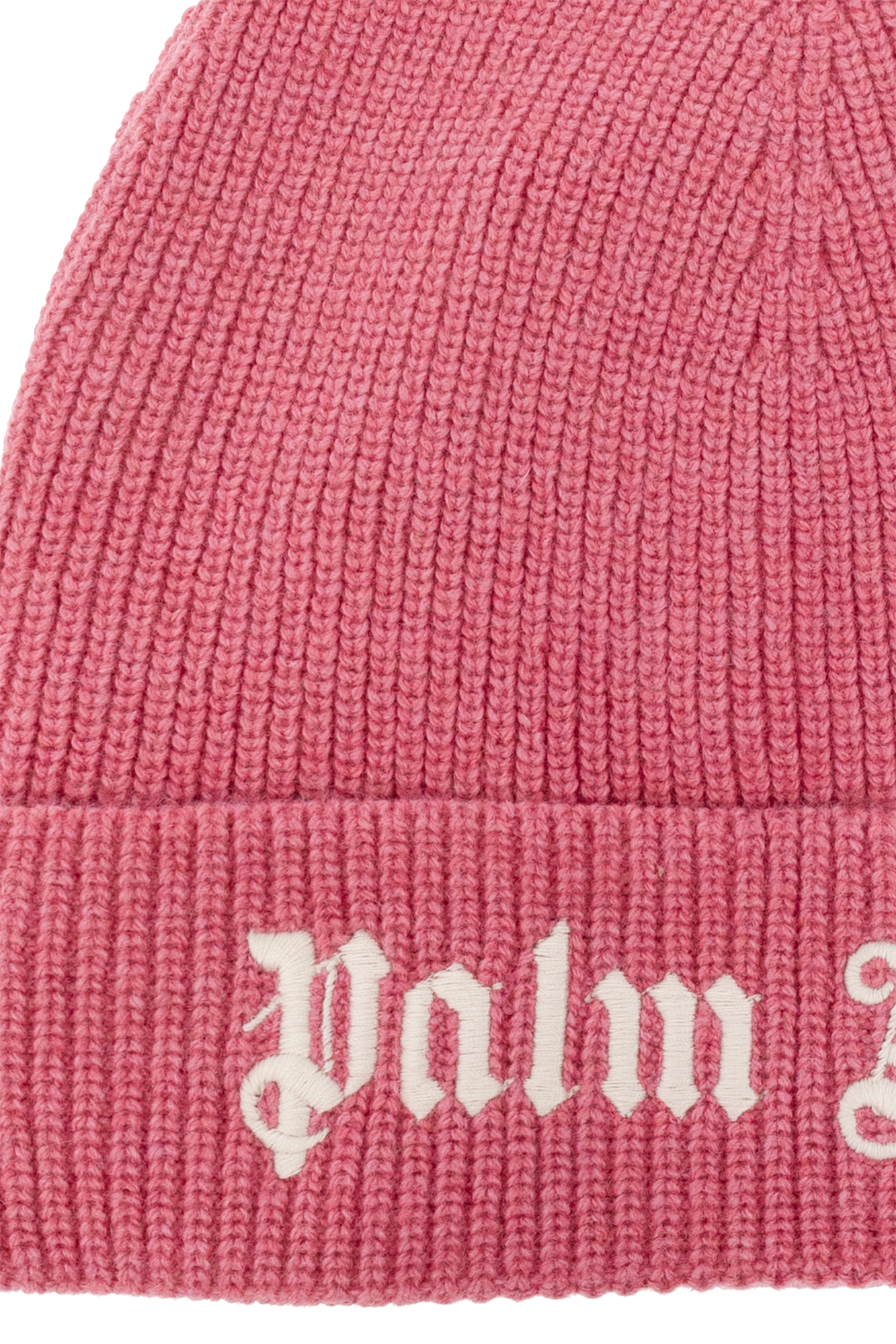 Palm Angels Kids Beanie with logo