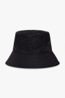 Palm Angels BLACK Bucket hat with logo