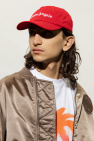 Palm Angels RED Cotton baseball cap