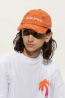 Palm Angels ORANGE Cotton baseball cap