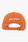 Palm Angels ORANGE Cotton baseball cap