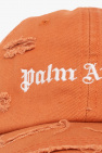 Palm Angels ORANGE Cotton baseball cap
