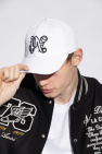 Palm Angels WHITE Baseball cap with monogram