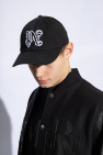 Palm Angels BLACK Baseball cap with monogram