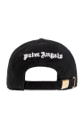 Palm Angels BLACK Baseball cap with monogram