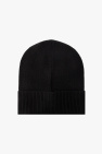 Palm Angels BLACK Beanie with logo