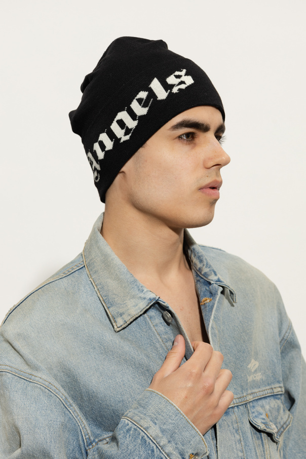 Palm Angels NEIGHBORHOOD embroidered-logo knit intrecciato hat