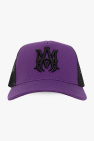 Nanushka logo-plaque faux-leather bucket hat