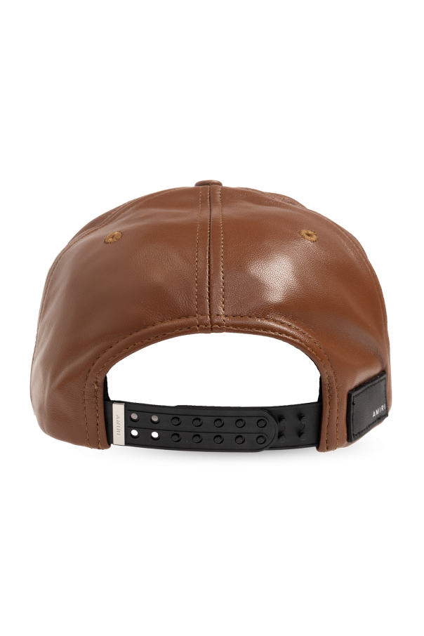 Amiri Leather baseball cap
