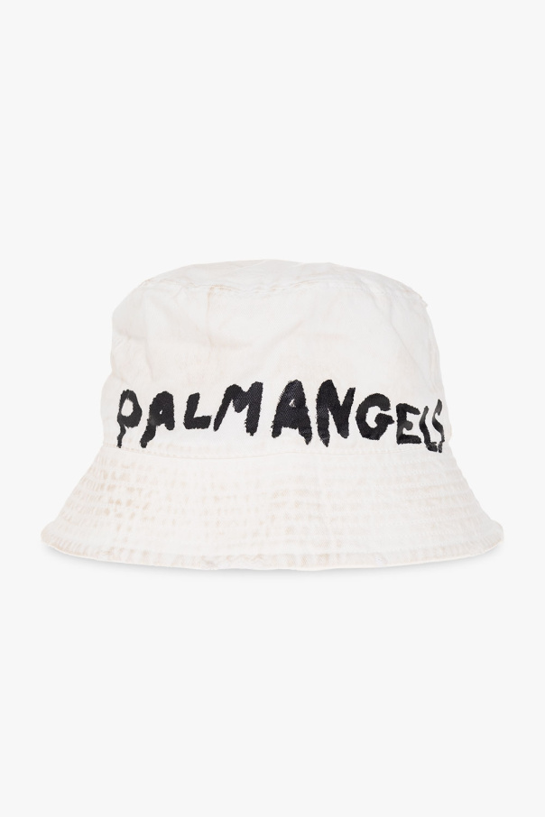 Palm Angels Heritage Print Tech Twill Bucket Visor hat
