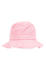 DONDUP ribbed-knit logo beanie hat Rot