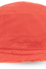 Jacquemus Kids RED Bucket hat with logo