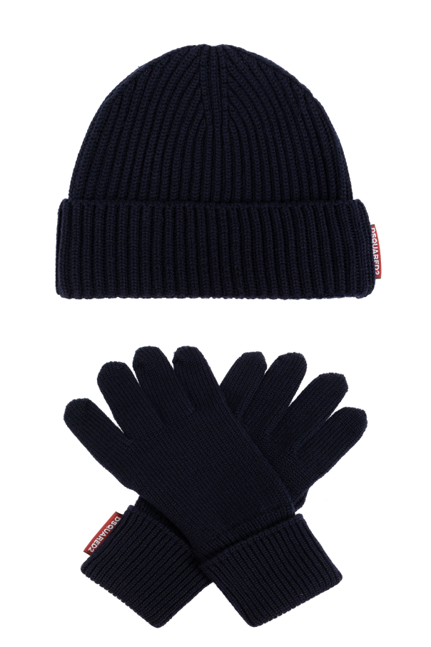 Dsquared2 Set: hat and gloves