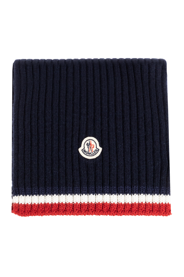 Moncler Enfant Conjunto de lã: cachecol, luvas