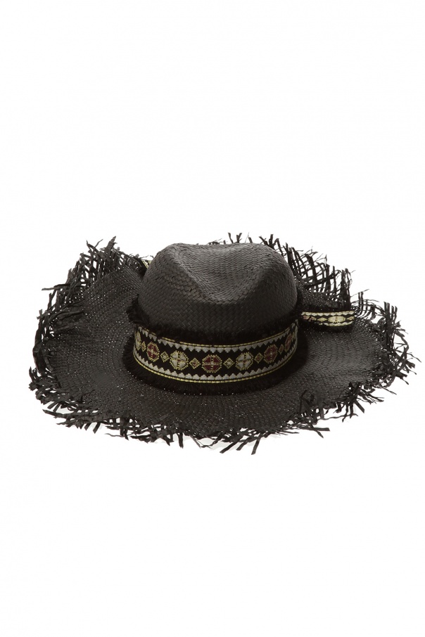 embellished hat