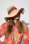 Etro beige Raffia hat