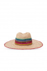 Etro beige Raffia hat