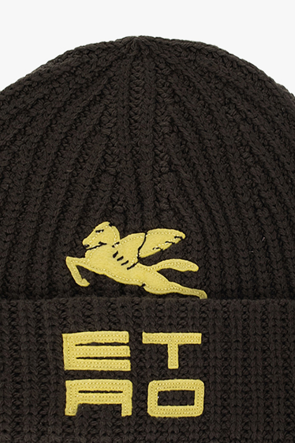 Etro Wool beanie with logo