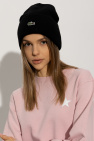 Lacoste BLACK Beanie with logo