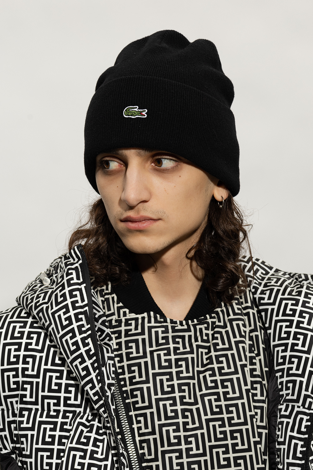 Lacoste Beanie with logo, Men's Accessorie
