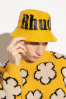 Rhude YELLOW Leather hat