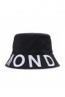 John Richmond BLACK Bucket hat with logo