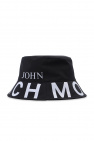 John Richmond BLACK Bucket hat with logo