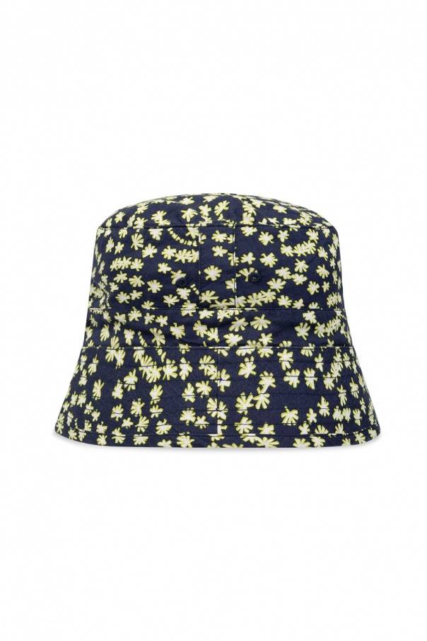 Bonpoint  Bucket knitted hat with floral motif