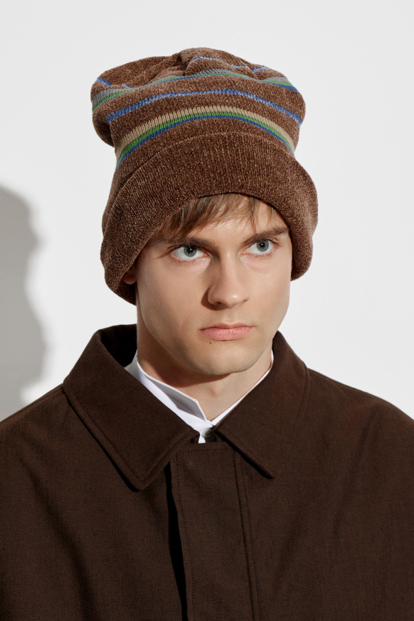Maison Margiela Striped pattern cap