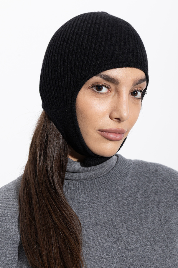 MM6 Maison Margiela Wool beanie with logo patch