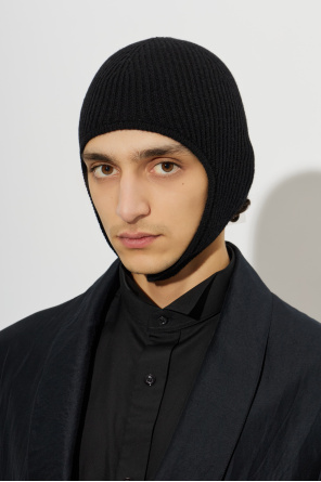 MM6 Maison Margiela Wool beanie with logo patch